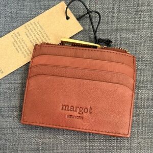 NWT MARGOT LEATHER SMALL BIFOLD WALLET CARDHOLDER